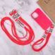Чехол TPU two straps California для Apple iPhone 11 (6.1") Розовый