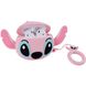 Силіконовий футляр Disney series для навушників AirPods + кільце (Стіч / Рожевий)