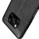 TPU чехол фактурный (с имитацией кожи) для Xiaomi Poco X3 NFC, Черный