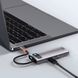 USB- Type C Хаб 5 in 1 Baseus Metal Gleam Series, USB-C to 3x USB 3.0 + HDMI + PD