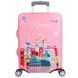 Защитный чехол для чемодана Travel M 24" (Розовый / Рим)