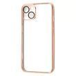 Чехол для iPhone 13 Pro Max Soft Jane + стекло на камеру Gold