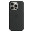 Чохол Silicone case Original 1:1 (AAA) with Magsafe для Apple iPhone 15 Pro Max (Чорний / Midnight)