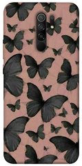 Чохол для Xiaomi Redmi 9 PandaPrint Пурхають метелики патерн