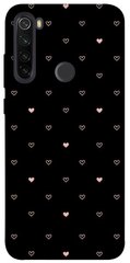 Чехол для Xiaomi Redmi Note 8T PandaPrint Сердечки паттерн