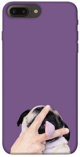 Чохол для Apple iPhone 7 plus / 8 plus (5.5 "") PandaPrint Мопс тварини