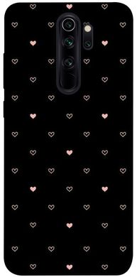 Чехол для Xiaomi Redmi Note 8 Pro PandaPrint Сердечки паттерн