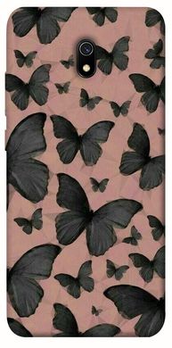 Чехол для Xiaomi Redmi 8a PandaPrint Порхающие бабочки паттерн