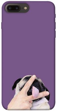 Чехол для Apple iPhone 7 plus / 8 plus (5.5"") PandaPrint Мопс животные
