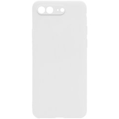 Силіконовий чохол Candy Full Camera для Apple iPhone 7 plus / 8 plus (5.5"") Білий / White