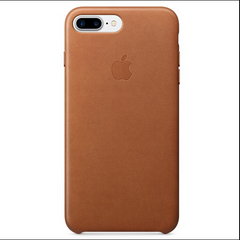Чохол Apple Leather Case for iPhone 8 Plus / 7 Plus Saddle Brown