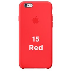 Чохол silicone case for iPhone 6 / 6s Red / червоний