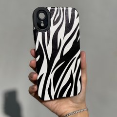 Чохол для iPhone XR Rubbed Print Silicone Zebra