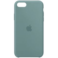 Чохол Silicone Case (AA) Для Apple iPhone SE (2020) (Зелений / Cactus)