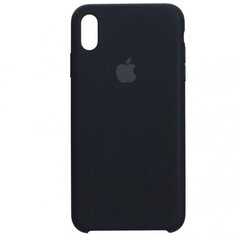 Чехол Silicone case orig 1:1 (AAA) для Apple iPhone X / Xs (Черный / Black)