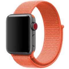 Ремешок Nylon для Apple watch 38mm/40mm (Оранжевый / Orange)
