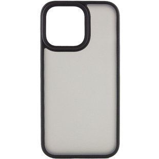 TPU+PC чехол Metal Buttons для Apple iPhone 13 Pro (6.1"") Черный