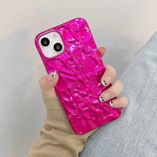Чохол для iPhone 14 Pro Max Foil Case Electric Pink