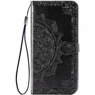 Кожаный чехол (книжка) Art Case с визитницей для Xiaomi Redmi Note 9 / Redmi 10X Черный