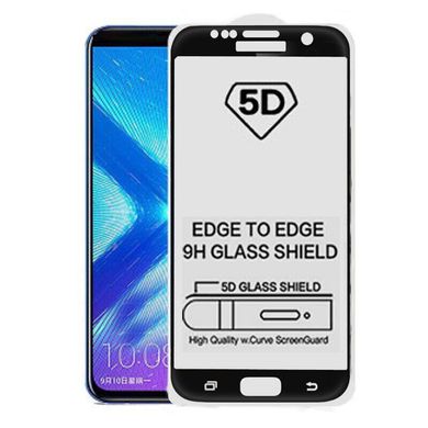 5D стекло для Samsung Galaxy S7 Black Полный клей / Full Glue Черное
