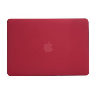 Чохол накладка Matte HardShell Case для Macbook 12" Wine Red