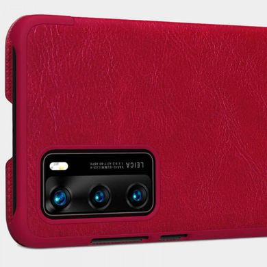 Чехол Nillkin Qin для Huawei P40 красный