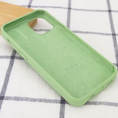 Чехол Silicone Case Full Protective (AA) для Apple iPhone 12 mini (5.4") (Мятный / Mint)