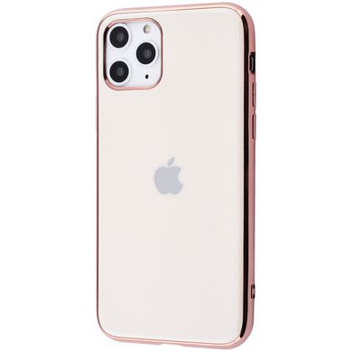 TPU чохол GLOSSY LOGO для Apple iPhone 11 Pro (5.8") (Рожевий / Rose Gold)