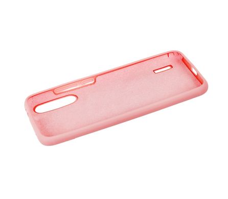 Чехол для Xiaomi Mi A3 / Mi CC9e Silicone Full светло-розовый с закрытым низом и микрофиброй