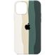 Чехол Rainbow Case для iPhone 12 Pro Max White/Pine Green