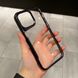 Чехол для Iphone 12 / 12 Pro Metal HD Clear Case Black