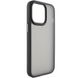 TPU+PC чехол Metal Buttons для Apple iPhone 13 (6.1") Черный