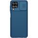 Карбонова накладка Nillkin Camshield (шторка на камеру) для Samsung Galaxy A22 4G/M32 Синій/Blue