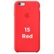 Чехол silicone case for iPhone 6/6s Red / красный