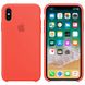 Чехол silicone case for iPhone X/XS Coral / Красный