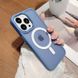 Чехол для iPhone 12 Pro Max Matte Colorful Case with MagSafe Sierra Blue