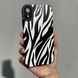 Чехол для iPhone XR Rubbed Print Silicone Zebra