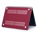 Чохол накладка Matte HardShell Case для Macbook 12" Wine Red