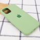 Чехол Silicone Case Full Protective (AA) для Apple iPhone 12 mini (5.4") (Мятный / Mint)