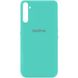 Чехол Silicone Cover My Color Full Protective (A) для Realme 6 Бирюзовый
