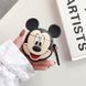 Силіконовий футляр Disney series для навушників AirPods + карабін (Міккі Маус)