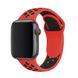 Силиконовый ремешок Sport Nike+ для Apple watch 38mm / 40mm Red-Black