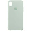 Чехол silicone case for iPhone XS Max Beryl / Серый