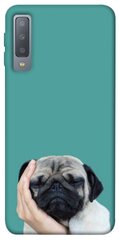 Чехол для Samsung A750 Galaxy A7 (2018) PandaPrint Спящий мопс животные