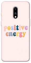 Чехол для OnePlus 7 Pro PandaPrint Positive energy надписи