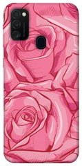 Чехол для Samsung Galaxy M30s / M21 PandaPrint Розы карандашом цветы