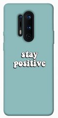 Чехол для OnePlus 8 Pro PandaPrint Stay positive надписи