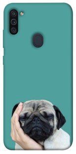 Чохол для Samsung Galaxy M11 PandaPrint Сплячий мопс тварини