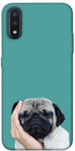 Чохол для Samsung Galaxy A01 PandaPrint Сплячий мопс тварини