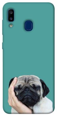 Чохол для Samsung Galaxy A20 / A30 PandaPrint Сплячий мопс тварини